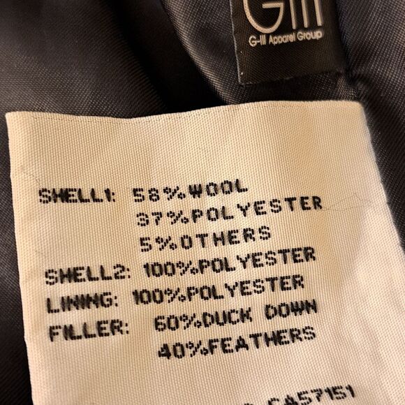 Kenneth Cole Faux Leather Quilted Shacket with an Adjustable Hood - Sz M - Picture 12 of 15